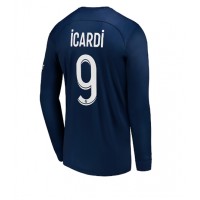 Paris Saint-Germain Mauro Icardi #9 Hjemmebanetrøje 2022-23 Langærmet